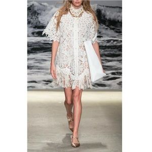 $1950 Zimmermann Wavelength Shirt Dress Size 1